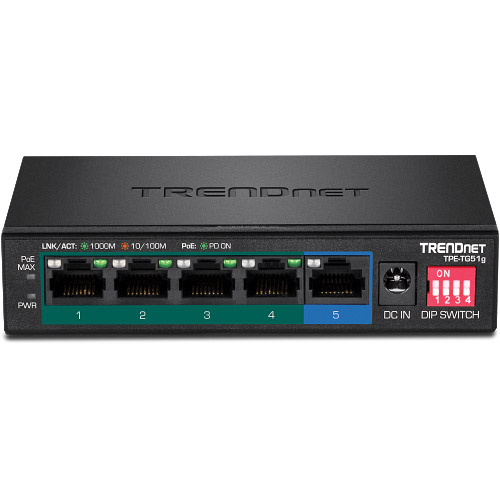 TRENDnet TPE-TG51g 5-Port Gigabit PoE+ Switch Price in Bangladesh