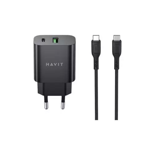 Havit ST926 USB Charger with USB-C to USB-C Cable Price in Bangladesh