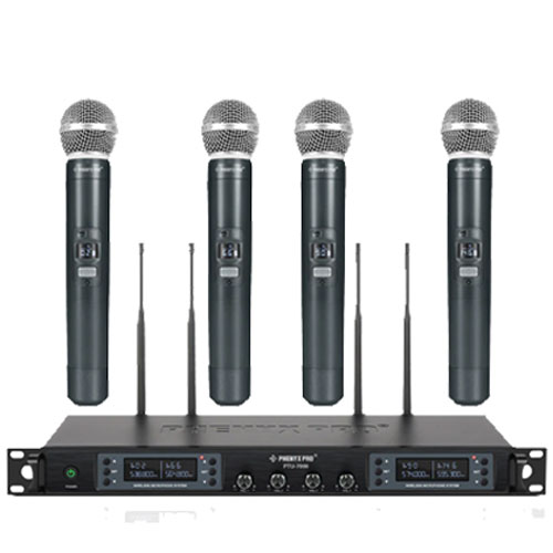 Phenyx Pro PTU-7000-4H Quad UHF Wireless Microphone System Price in Bangladesh