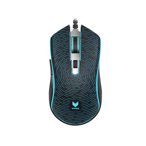 Rapoo V12 Black Optical Gaming Mouse in Bangladesh