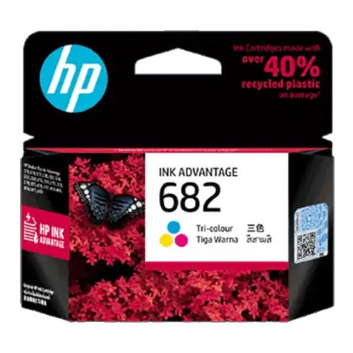 HP 682 Tri-Color Original Ink Advantage Cartridge