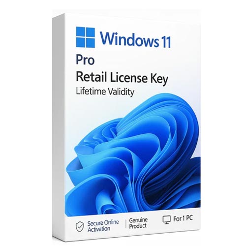Microsoft Windows 11 Pro Retail Lifetime License KEY Price in Bangladesh