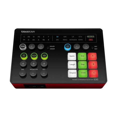 Takstar SC-M1 Portable Live Broadcast Sound Card Price in Bangladesh