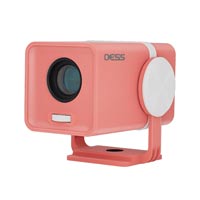 Dess T1 Red White Outdoor Portable Mini 4K Projector