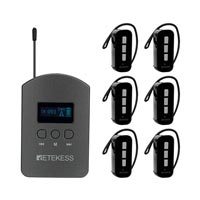 Retekess TT112 Tour Guide System Wireless Earhook Audio with Handheld