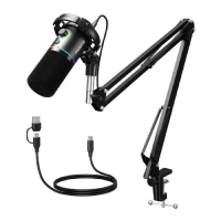 MAONO PD200X USB/XLR Dynamic Microphone+Boom Arm Stand