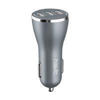Havit H212 4.2A Tri USB Gray Blue Car Charger