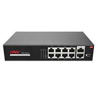 ONV H1108PSD 8-Port 2 Up-Link 100Mbps Transmission PoE Switch