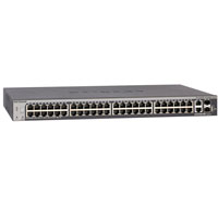 Netgear S3300-52X-PoE+ (GS752TXP) - 52-Port Gigabit Ethernet Stackable Smart Switch