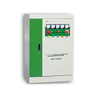 VCON 200KVA Three Phase Cylindrical Servo Voltage Stabilizer