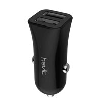 Havit H236 2.1A Dual USB Black Car Charger