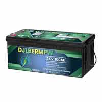 DJDC 24V-100Ah LiFePO4 Deep Cycle Lithium Battery