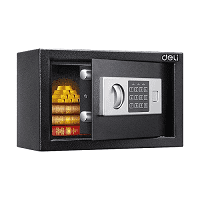 Deli ET520 Black Digital Locker Safe Box