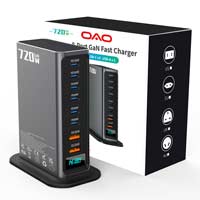 OAO GaN-720W 8 Port Desktop Fast Charging Station